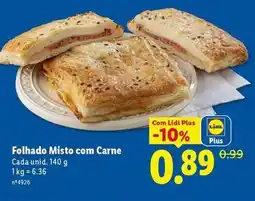 Lidl com - folhado misto com carne promoção