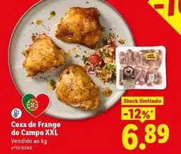 Lidl Xxl - coxa de frango do campo xxl promoção
