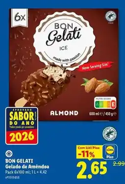 Lidl Lidl - gelado de armandoa promoção