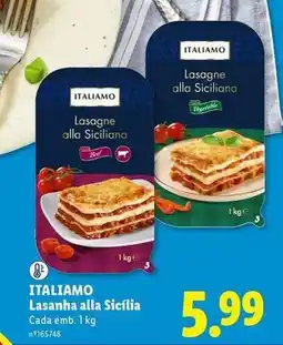 Lidl Italiamo - lasanha alla sicilia promoção