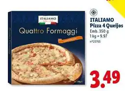 Lidl Italiamo - pizza 4 queijos promoção
