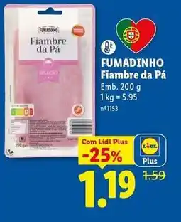 Lidl Fumadinho - fiambre da pa promoção
