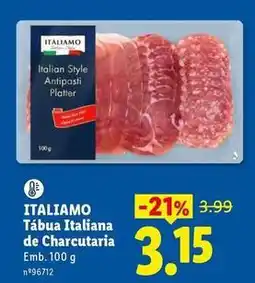 Lidl Italiamo - tabua italiana de charcutaria promoção