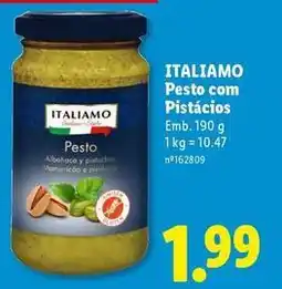 Lidl Italiamo - pesto com pistacios promoção