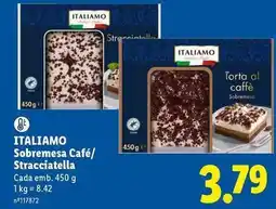 Lidl Italiamo - sobremesa café/ stracciatella promoção