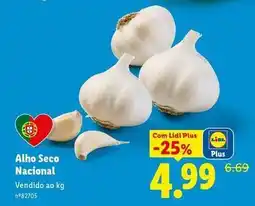 Lidl Nacional - alho seco promoção