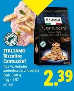 Lidl Italiamo - biscoitos promoção