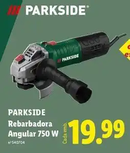 Lidl Parkside - rebarbadora angular promoção