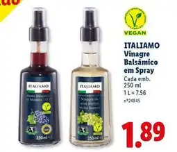 Lidl Italiamo - vinagre balsamico em spray promoção