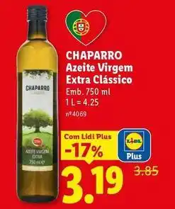Lidl Chaparro - azeite virgem extra clássico promoção