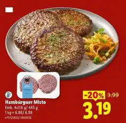 Lidl Hamburguer promoção
