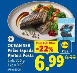 Lidl com - ocean sea peixe espada preto à posta promoção