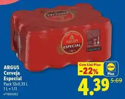 Lidl Argus - cerveja especial promoção