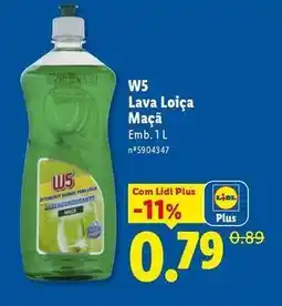 Lidl W5 - lava loiça maçã promoção