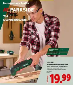 Lidl Parkside - fertamenta e multifuncional 250 w promoção