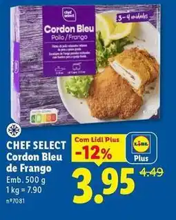 Lidl Chef select - cordon bleu de frango promoção