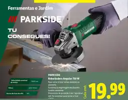 Lidl Parkside - reservadora angular promoção