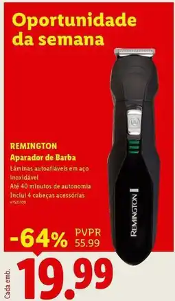 Lidl Remington - aparador de barba promoção