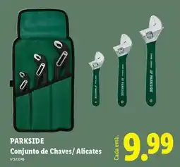 Lidl Parkside - conjunto de chaves/ alicates promoção