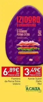 Recheio Izidoro - fiambre da perna extra promoção