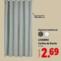 Lidl Cortina de duche promoção