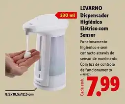 Lidl com - dispensador higienico elétrico com sensor promoção