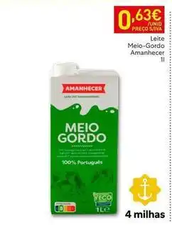 Recheio Amanhecer - leite promoção