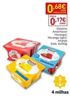 Recheio A+ - gelatina amanhecer morango/ morango light/ananas promoção