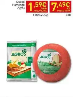 Recheio Agros - queijo flamengo promoção