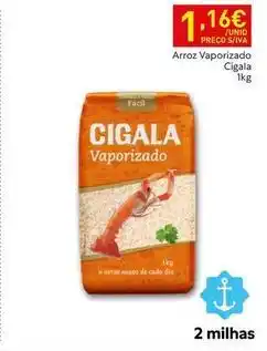 Recheio Cigala - arroz vaporizado promoção