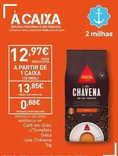 Recheio Delta q - café em grão c/torrefato promoção