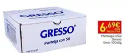 Recheio Gresso - manteiga c/sal promoção