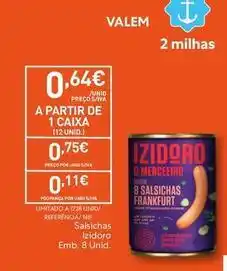 Recheio A+ - salsicha izidoro promoção