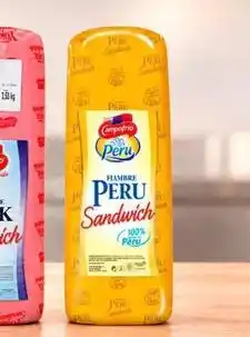 Recheio Campofrio - peru sandwich promoção