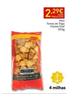 Recheio Masterchef - mini tostas de trigo promoção