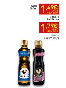 Recheio Gallo - vinagre balsamico promoção