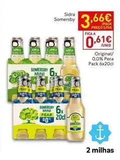 Recheio Somersby - sidra promoção