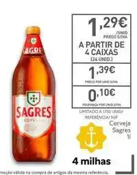 Recheio Sagres - cerveja promoção
