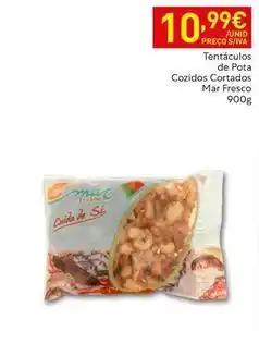 Recheio Tentaculos de pota cozidos cortados mar fresco promoção