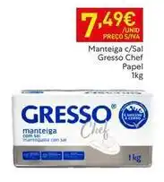 Recheio Gresso - manteiga c/sal chef papel promoção