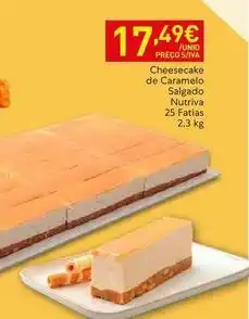 Recheio Nutriaves - cheesecake de caramelo salgado promoção