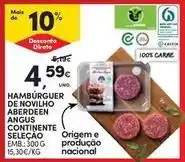 Continente Bom dia Angus - hambúrguer de novilho aberdeen angus continente promoção