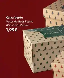 Recheio Caixa verde promoção