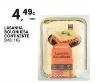 Continente Bom dia Continente - lasanha bolonhesa promoção