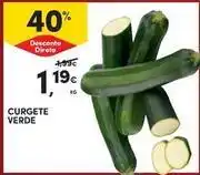 Continente Bom dia Curgete verde promoção