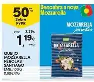 Continente Bom dia Santiago - queijo mozzarella perolas promoção