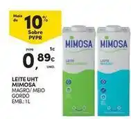 Continente Bom dia Mimosa - leite uht promoção