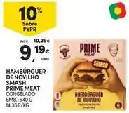 Continente Bom dia Prime - hambúrguer de novilho prima promoção