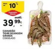 Continente Bom dia Camarão tigre selvagem grande promoção