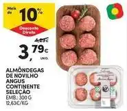 Continente Bom dia Seleção du chef - almôndegas de novilho angus continente promoção